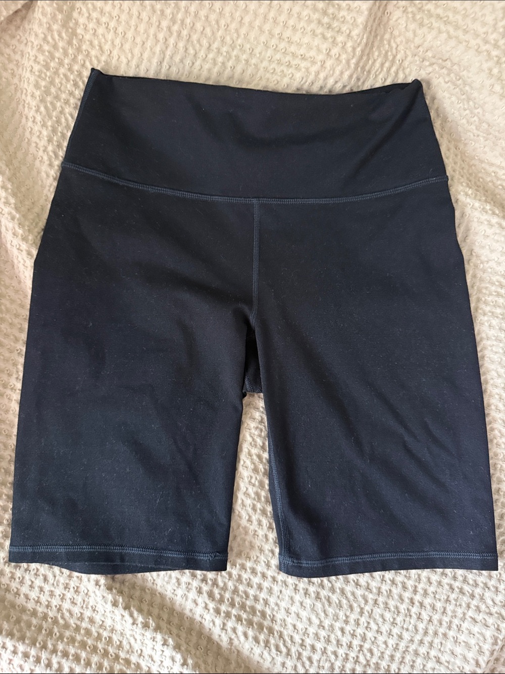 Fabletics Black 9 Inch Bike Shorts